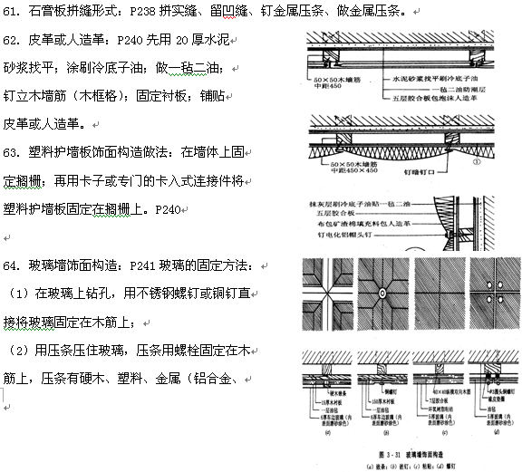 2018年自考建筑装饰构造复习资料七